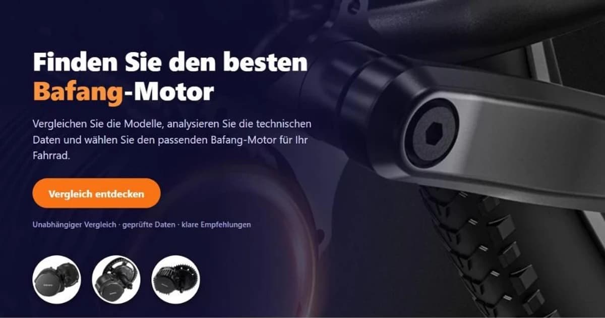 Vergleich der Bafang-Mittelmotoren: finden Sie das beste Modell für Ihr Fahrrad