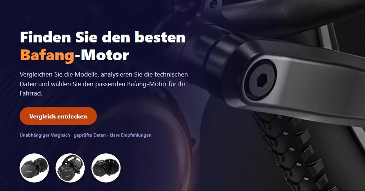 Vergleich der Bafang-Mittelmotoren: finden Sie das beste Modell für Ihr Fahrrad